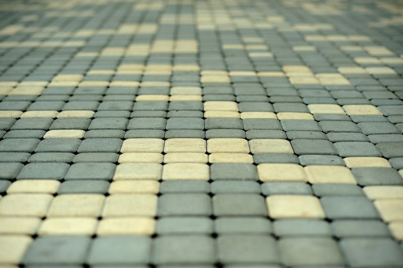 Multicolored Paver Pattern